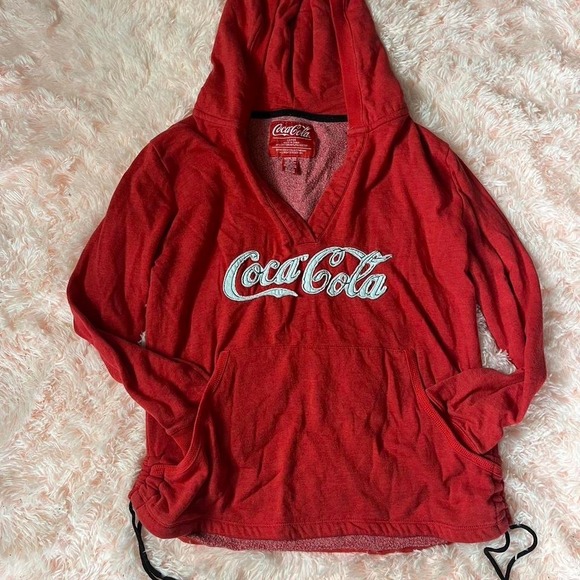 Coca-Cola Tops - coca cola hoodie